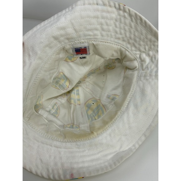 Vintage Hokanson's Sails Canvas Sailing Sun Hat Off White Wide Brim Large - Picture 4 of 9